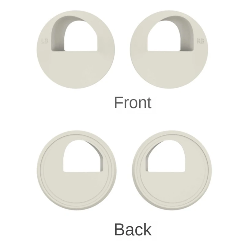 1 Pair Gamepad Stand Holder For LEGION GO Left Right Handle Base Silicone Desktop Stand Handle Storage Bracket Durable White