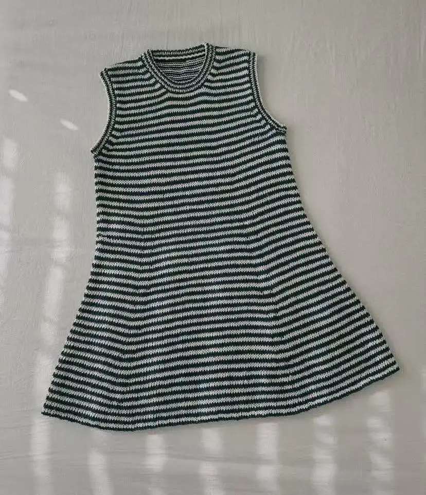 

Summer casual college style contrasting color sleeveless lapel fashion versatile slimming dress temperament