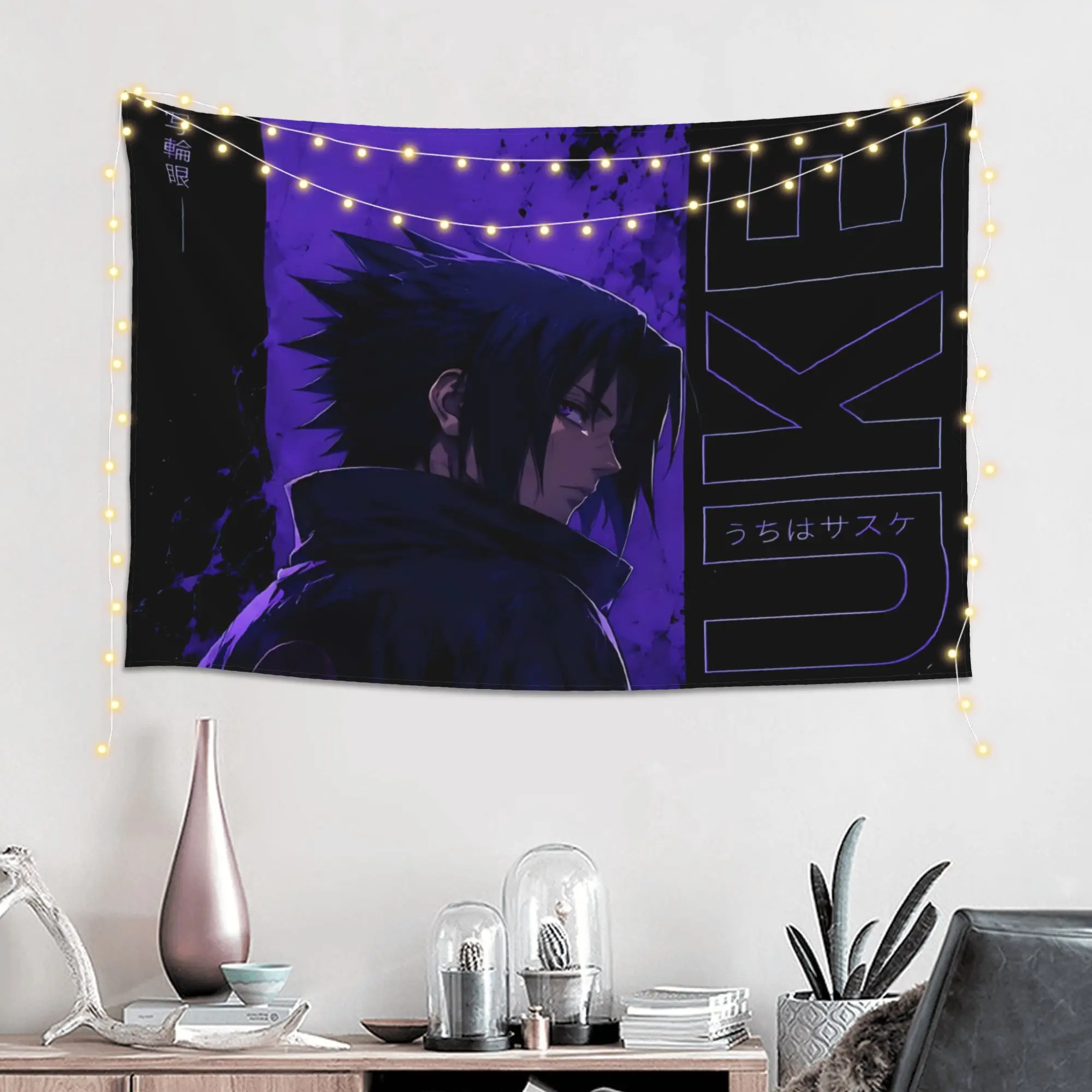 Customized Naruto Anime Theme Cutecore Tapestry  Wall Hanging Blanket Tapestry Home Decor Items Wall Decorations