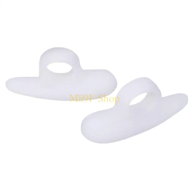 M89F 2PCS Hammer Toe Cushion Silicone Protector Corrector Watherener Bunion Guard