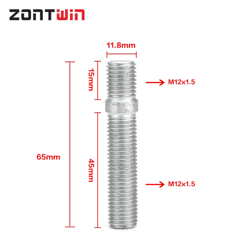 5PCS 12x1.5-12x1.5