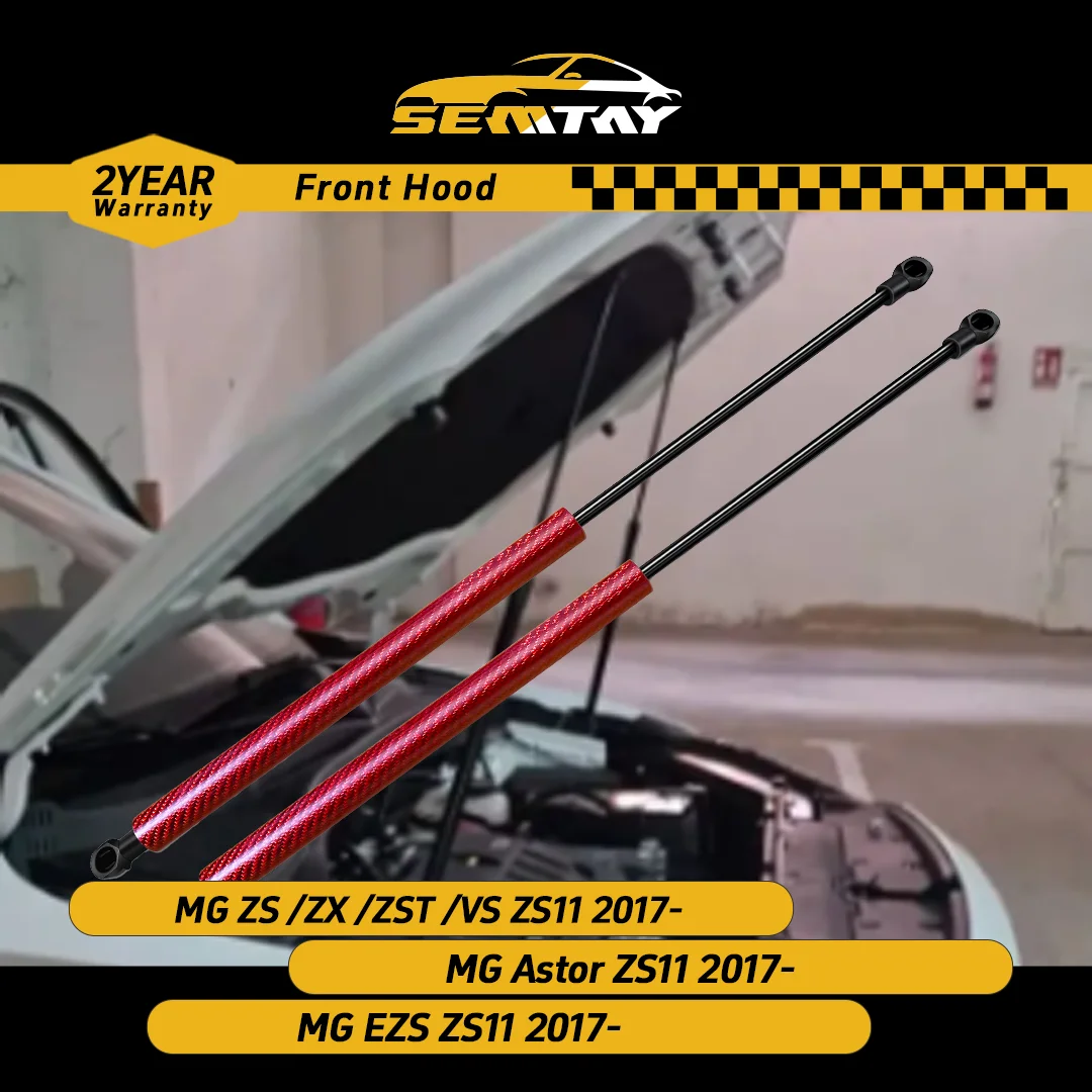 

Стойки капота SEMTAY для MG ZS ZX ZST VS EZS ZS11/MG Astor 2017- Пружины поддержки подъема капота, совместимые автомобильные аксессуары
