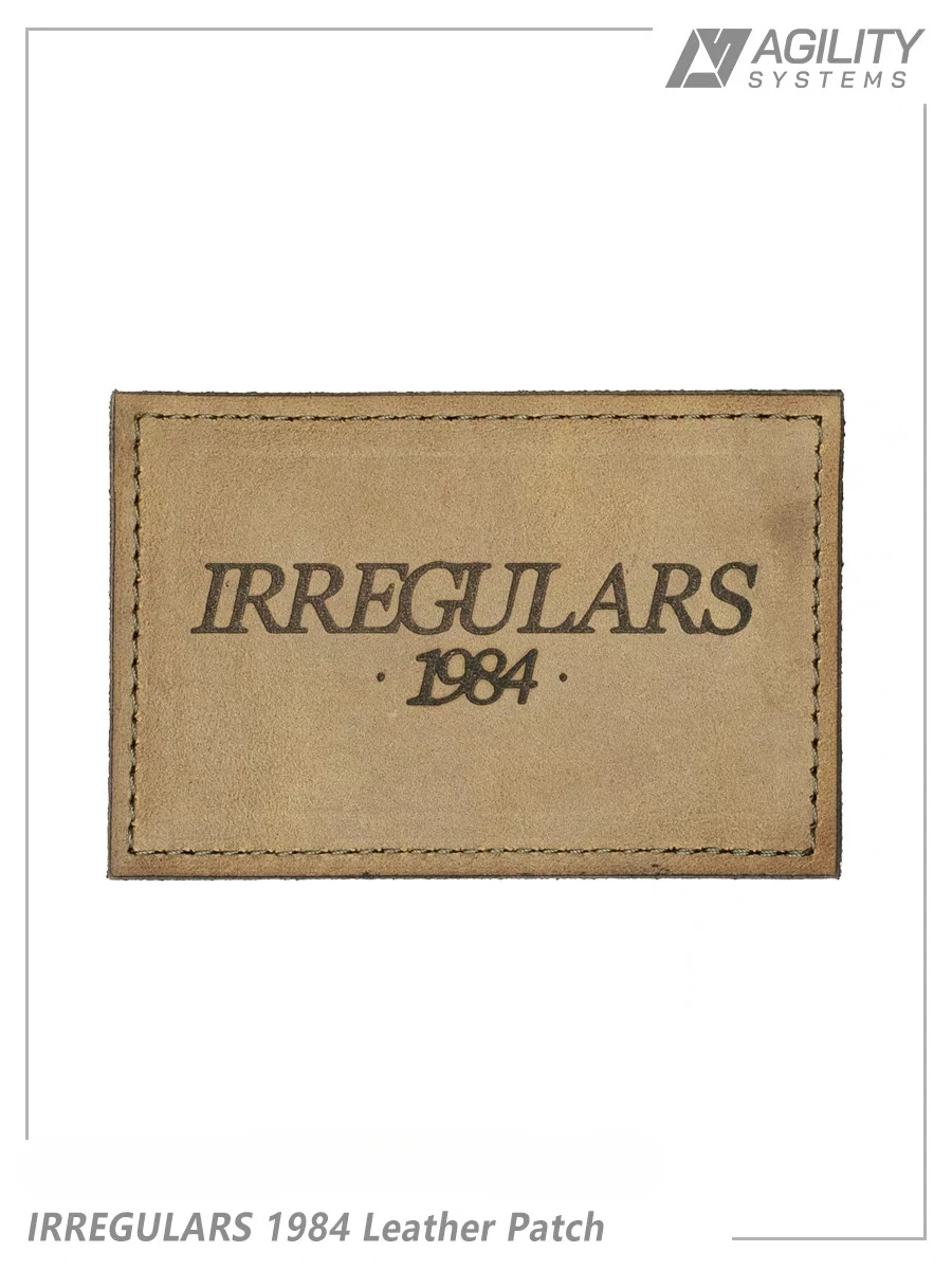 

IRREGULARS 1984 Leather Patch