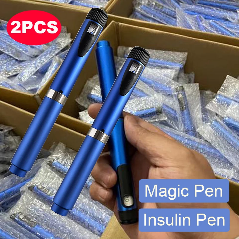 2pcs Insulin Pen Injection Wrinkle Care Facial Magic Pen Anti-wrinkle Pen