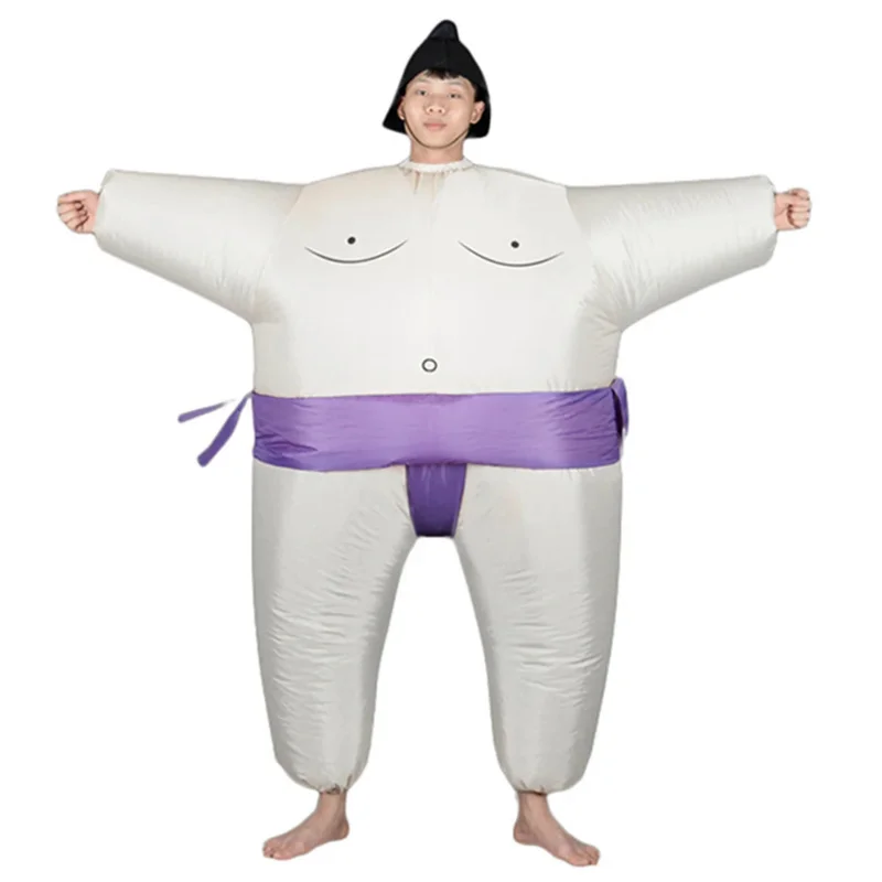 Halloween Costume Sumo Inflatable Birthday Party Fighter Inflatable Christmas Wrestling Role Play Dress Up for Kids and Adult