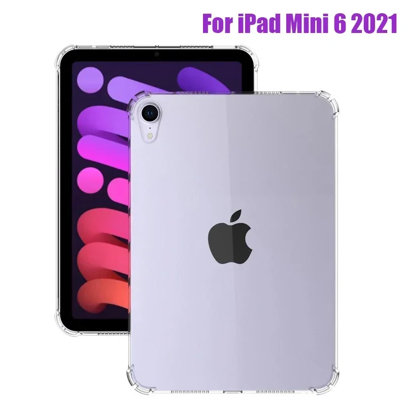 Tablet Case For Ipad Mini 6 2021 Case Shockproof Transparent Protective Ultra Thin Light Tablet Cover For Ipad Mini6 Coque Cover