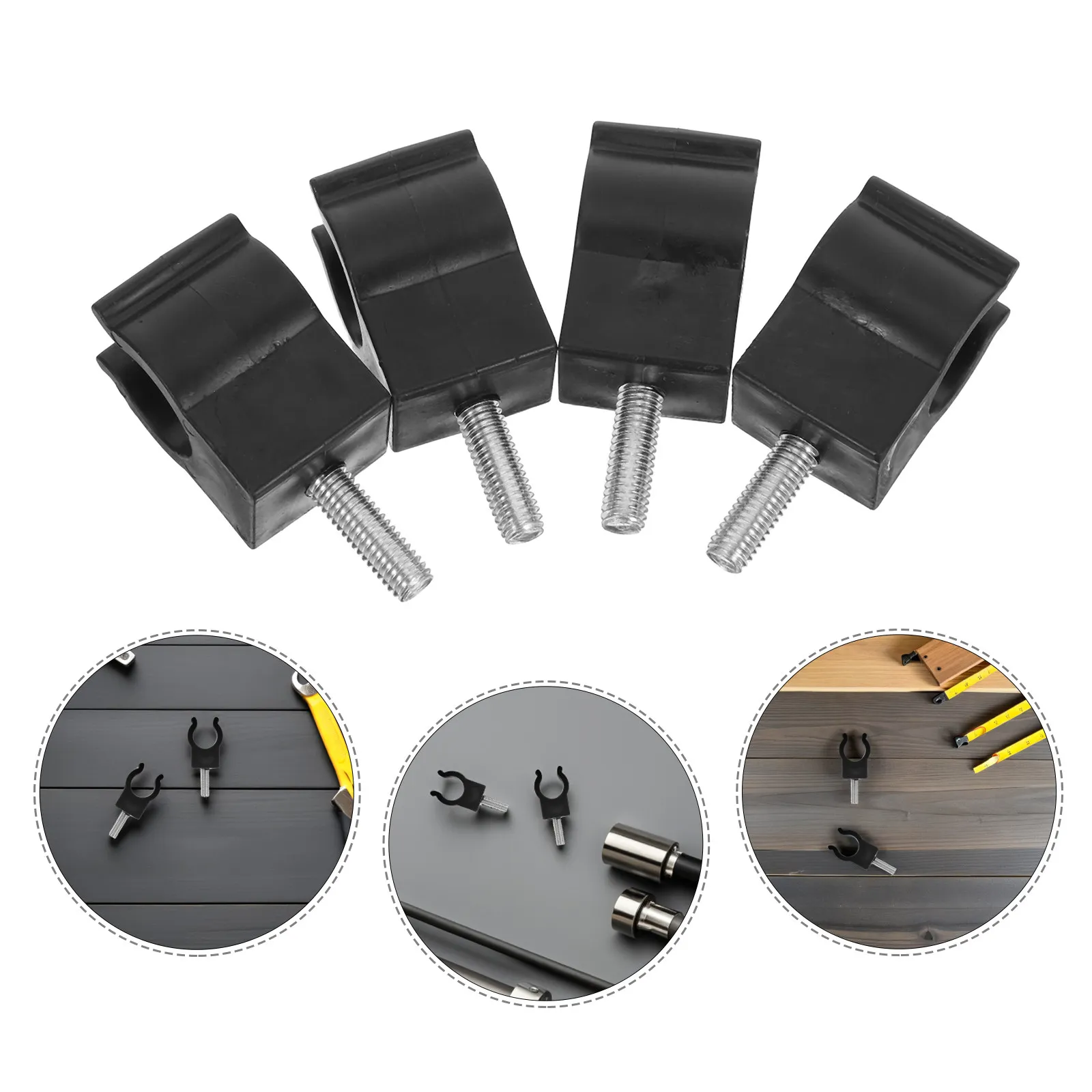 

4Pcs Wagon Cart Table Board Buckle Plastic Clip Replacement Folding Camping Utility Wagon Accessories Outdoor Table Attachment