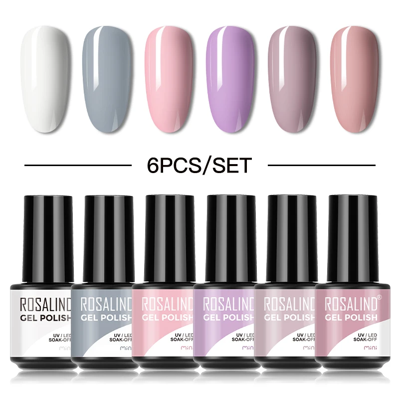 Rosalind Classic Gel Nagellak Set Uv Gel Semi-Permanente Soak Off Base Top Nagelgel Voor Professionele Nail Art Design Salon