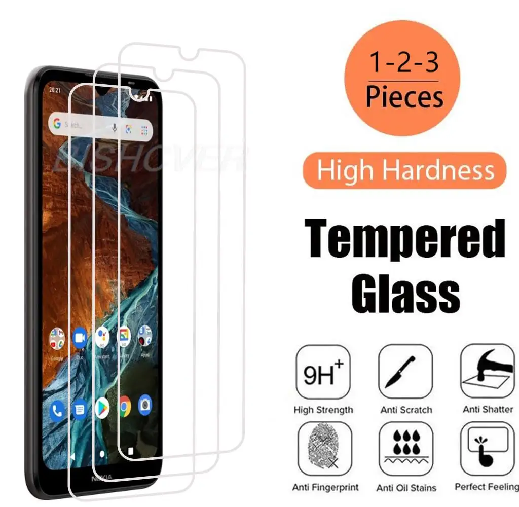 For Nokia C10 C20 Tempered Glass Protective On For Nokia G10 G20 6.3 Screen Protector SmartPhone Cover Film