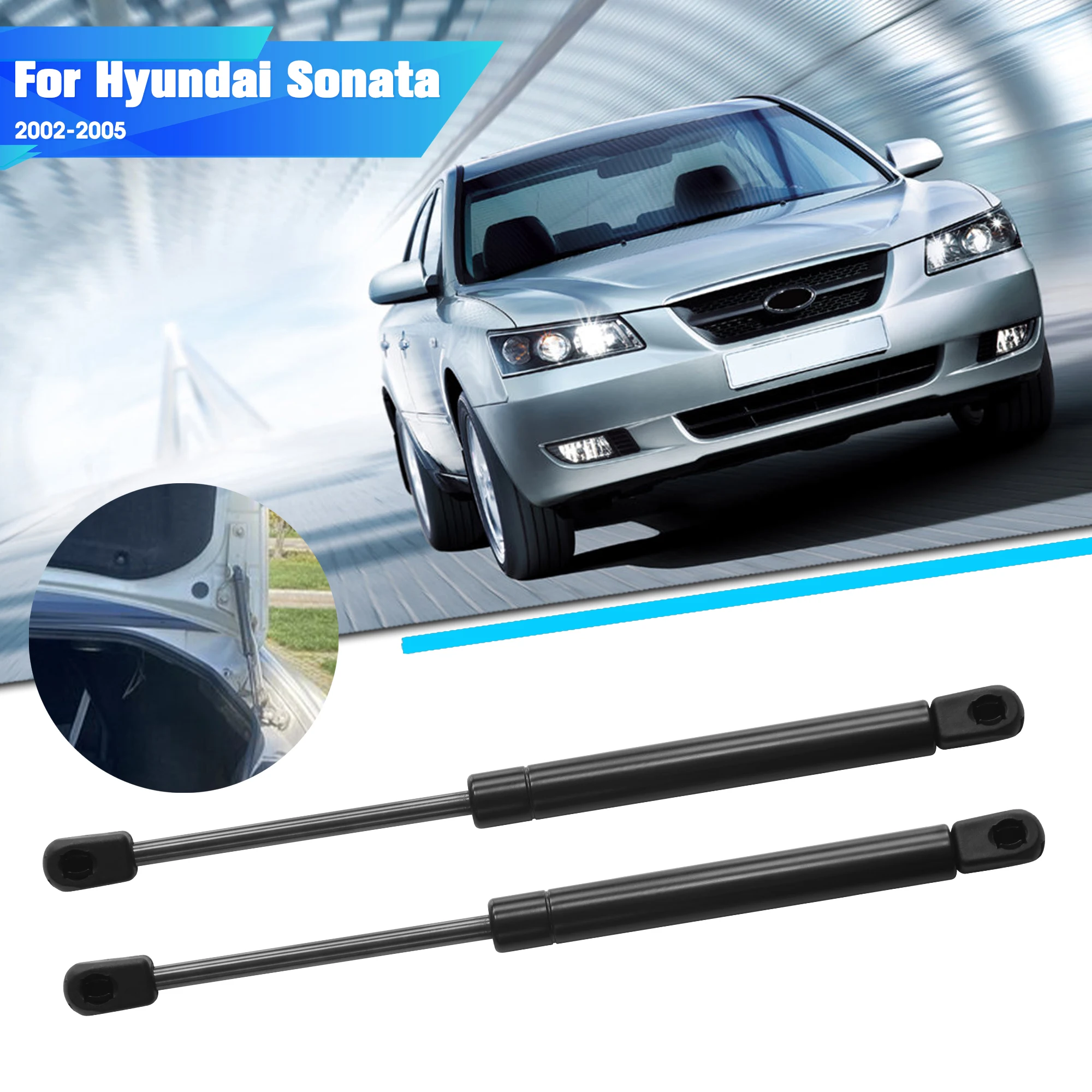 

2 Pcs For Hyundai Sonata 2002-2005 Rear Car Trunk Tail Gate Tailgate Boot Gas Spring Shock Lift Supports Auto Accessories