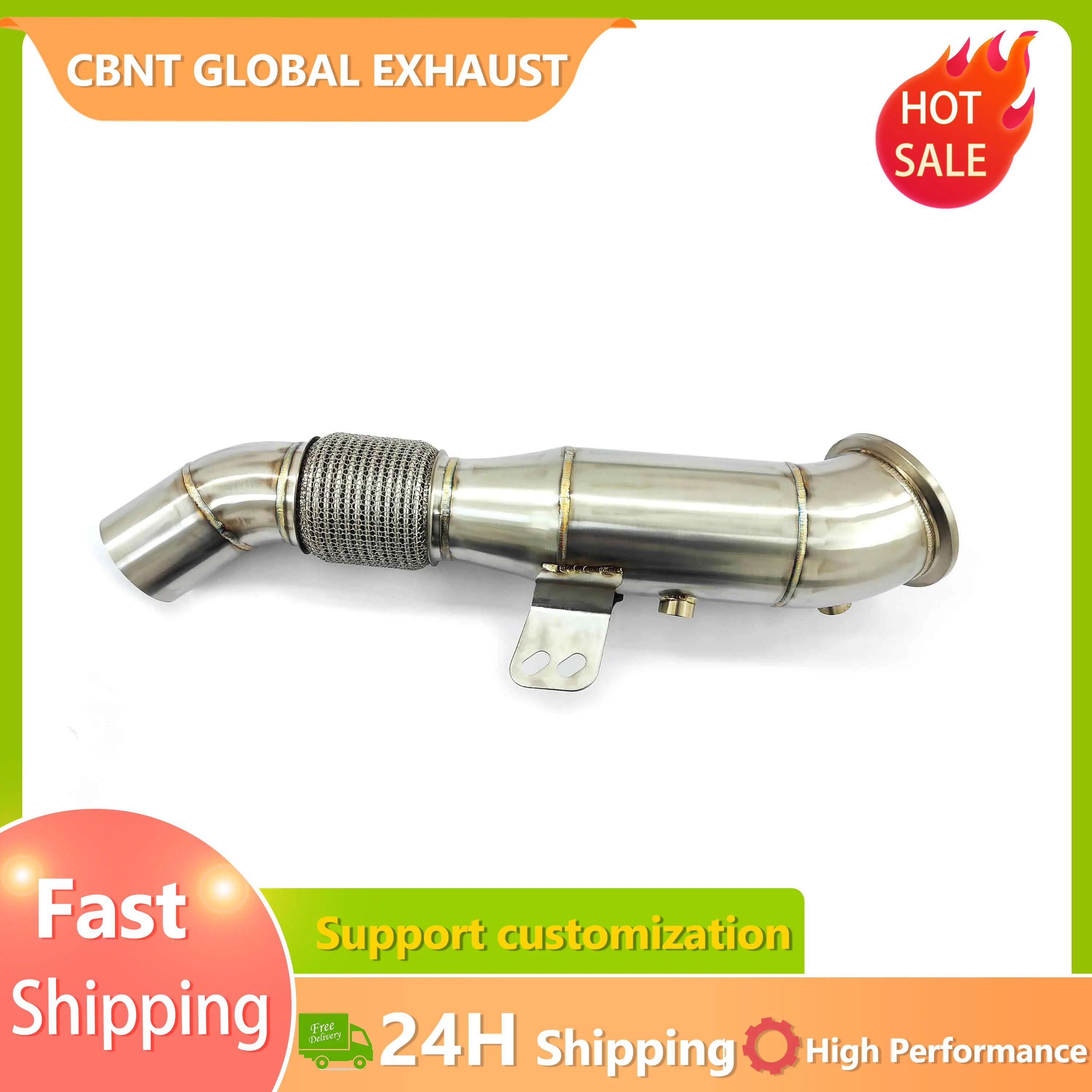 

Быстрая доставка CBNT: Даунпайп из нержавеющей стали SS304 для BMW G01 G02 M240i M340i M440i M540i M740i M840i X3 X4 Supra A90 B58 3.0T