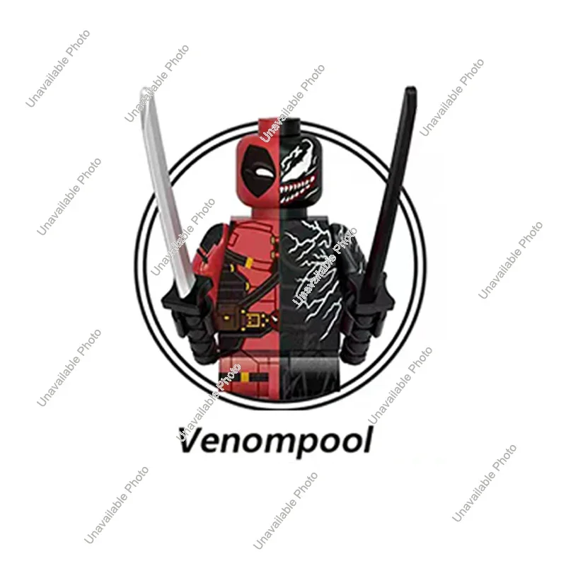 Hot Toys 1PCS Action Figures Deadpool Venompool Pandapool Wolverine Building Blocks toy Series G0172 GH0170 GH0567 GH0568 GH0570