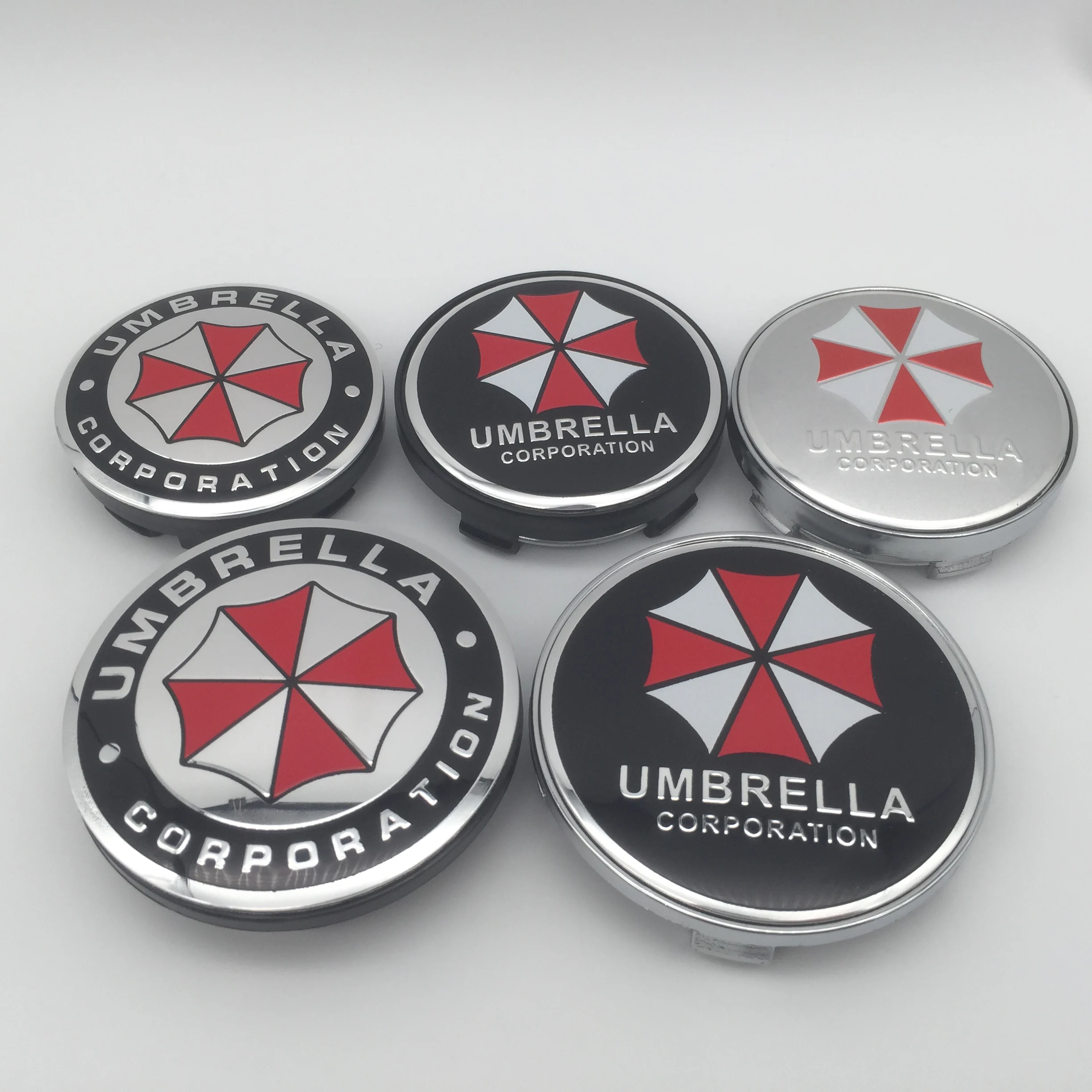 4pcs 56mm 60mm 65mm 68mm UMBRELLA logo Car Wheel Center Cover Hub Cap Badge Emblem sticker car styling  accessories