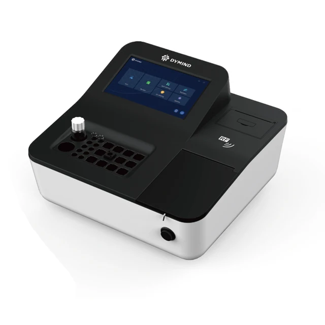เครื่องมือวิเคราะห์ทางคลินิก Dymind DP-C16 เครื่องวิเคราะห์การแข็งตัวของชีวเคมีกึ่งอัตโนมัติสําหรับประวัติศาสตร์ Lab Dymind DP-C16