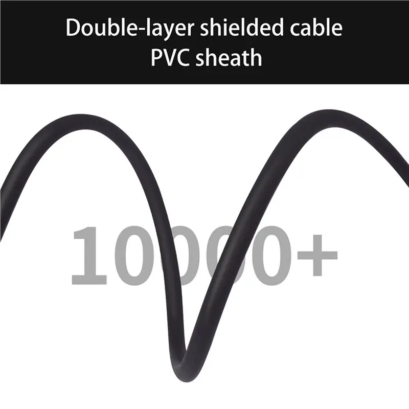 AS95 2pcs 6.35mm Stereo to 2 Mono 6.35 Male Y-Splitter Insert Cable 1/4 Inch Male Jack to Dual 6.5 Male Audio Cable