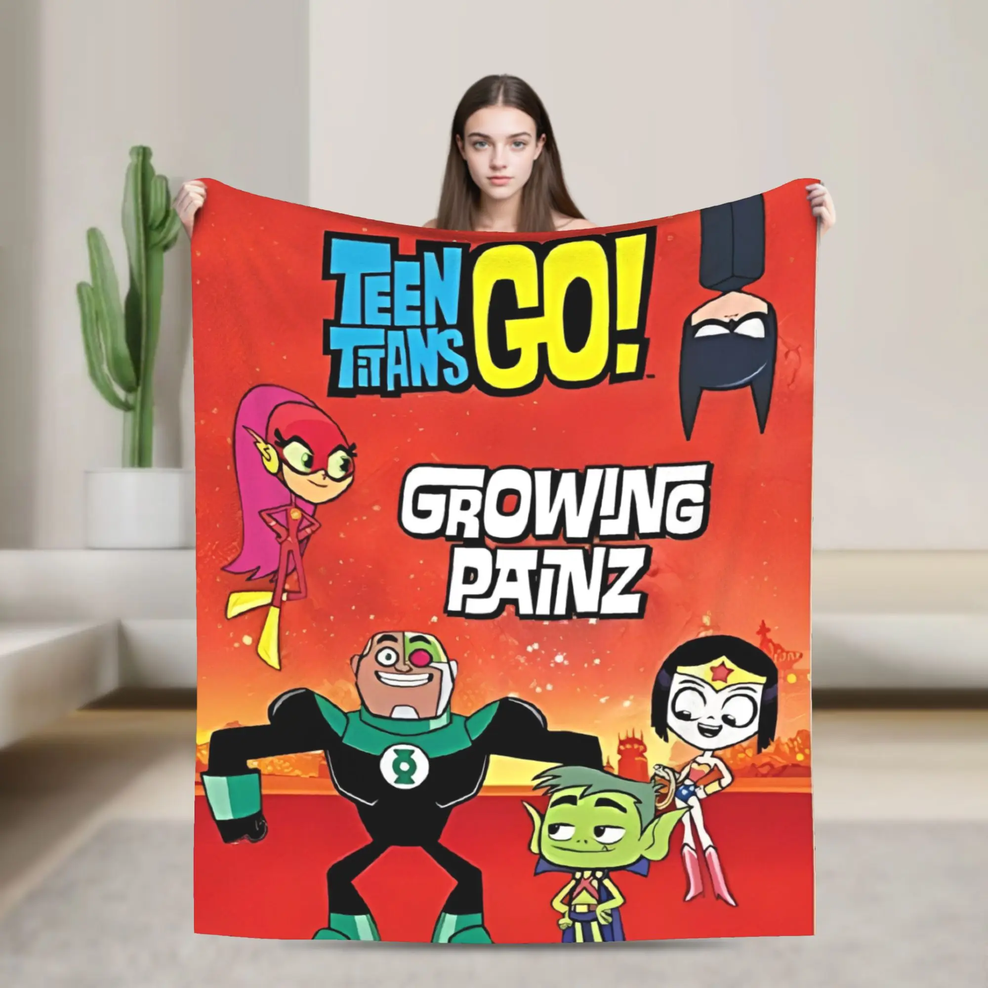 comic-teen-titans-go-team-cobertores-de-malha-de-la-macia-para-carro-sofa-cama-tapete