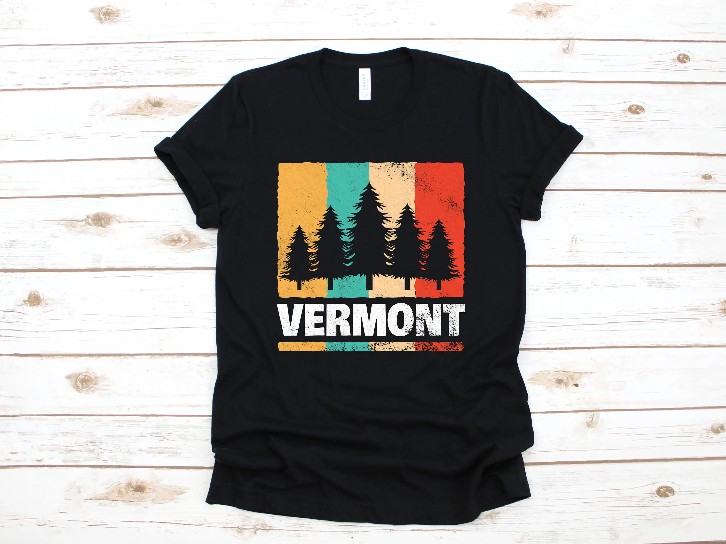 VermonT T Shirt Retro Long Sleeve SweaT