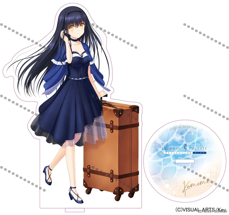 جيوب الصيف الاكريليك حامل Shizuku Aoi Ryuukou Tsumugi الشكل حامل لوحة تأثيري الدعامة ديكور المشجعين هدايا عيد الميلاد 15 سنتيمتر