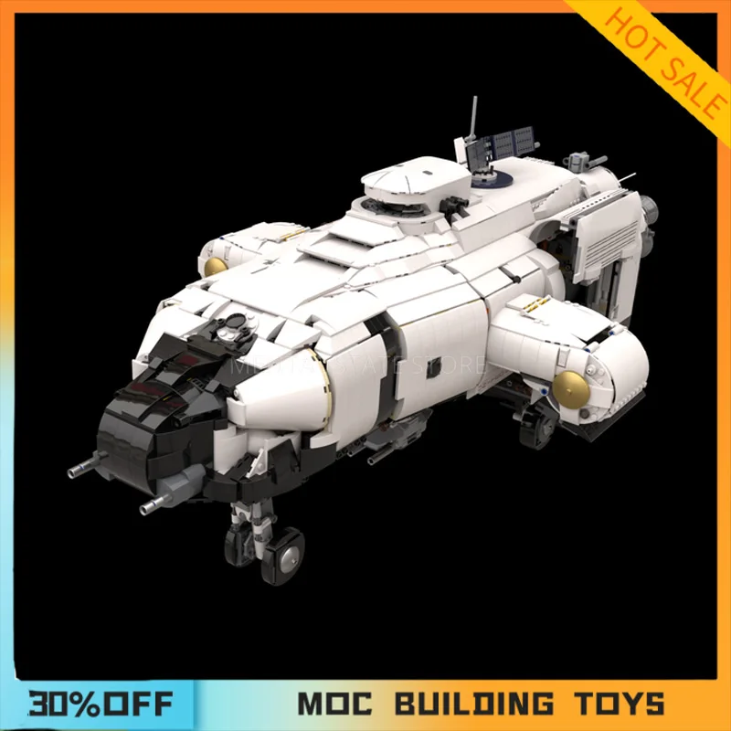 6189PCS Customized MOC Space Force Archangel Gunship Model Building Blocks Technology Bricks DIY Creative Assembly Toys Gifts