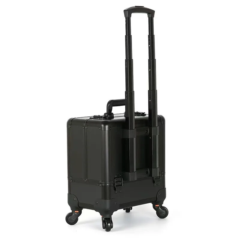 Professional trolley cosmetic case, portable tattoo embroidery special toolbox