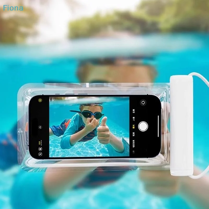 ✔Universal Transparent Waterproof Touchscreen Phone Pouch Outdoor Diving And Swimming Crossbody Phone Case - view 5