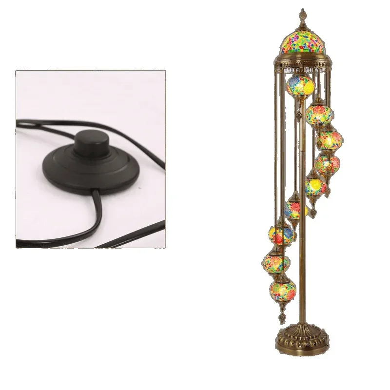 

Turkish retro floor lamp living room restaurant hotel rooms cafe bed and breakfast bedroom bed and breakfast decoration