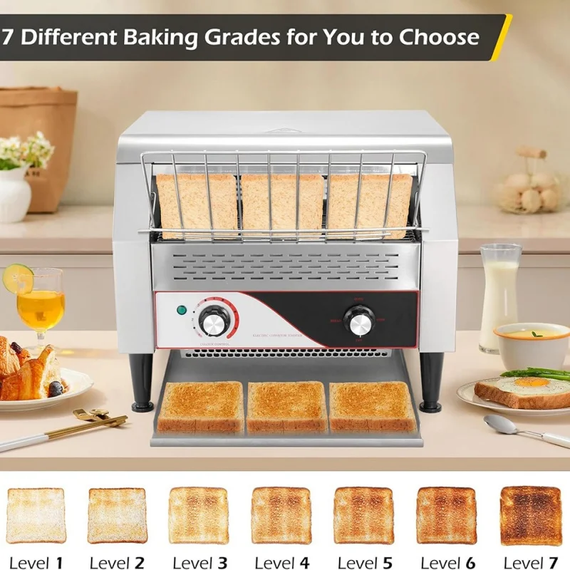 

Тостер для булочек большой емкости, сэндвичница, электрические тостеры, коммерческий конвейер, тостер, печь, машина для выпечки для бизнеса