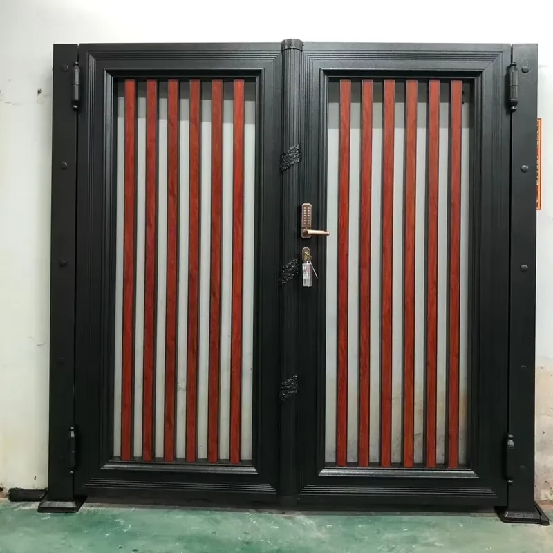 Automatic Sliding Drive Swing Gate for Villas Courtyards Durable Metal Electric Main Cut Aluminum Art Garden Arch