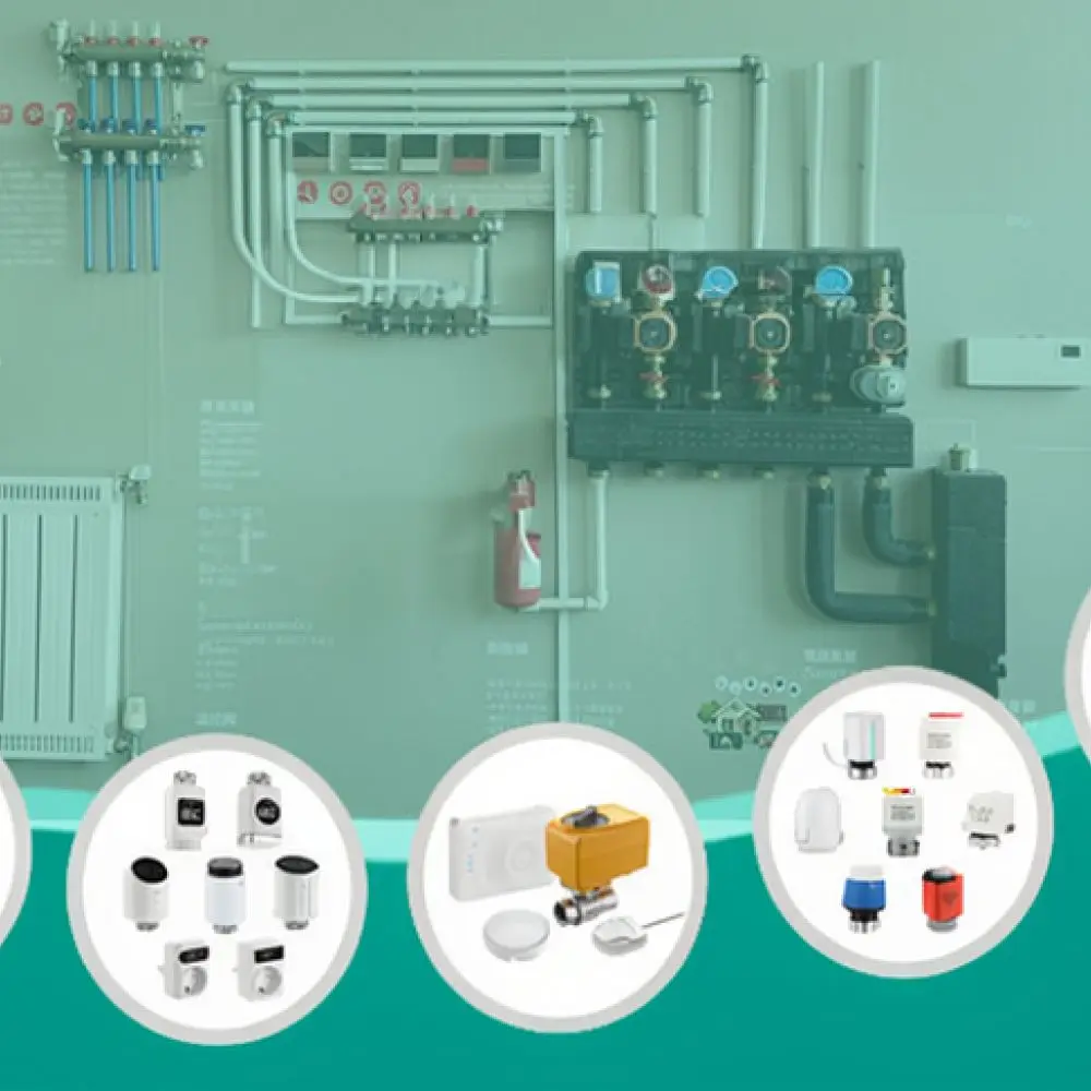 Electric Thermal Actuator For For ANQUAN Water Heating Manifold Normally Closed Valve Controller Radiant Floor Heating Component