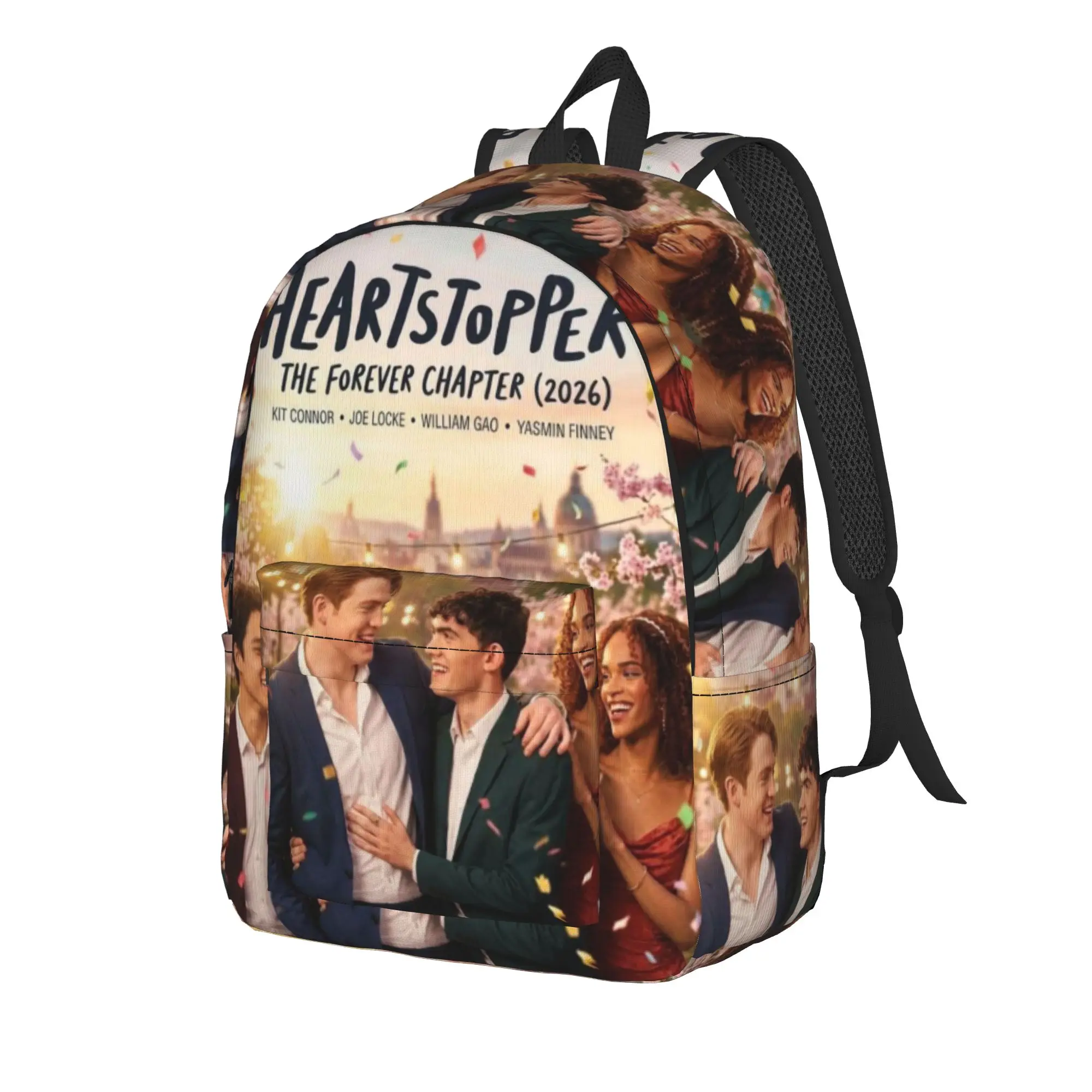 Heartstoppers Forever 2026 Backpack for Men Women Teenage High School Work Daypack  College Canvas Bags Sports