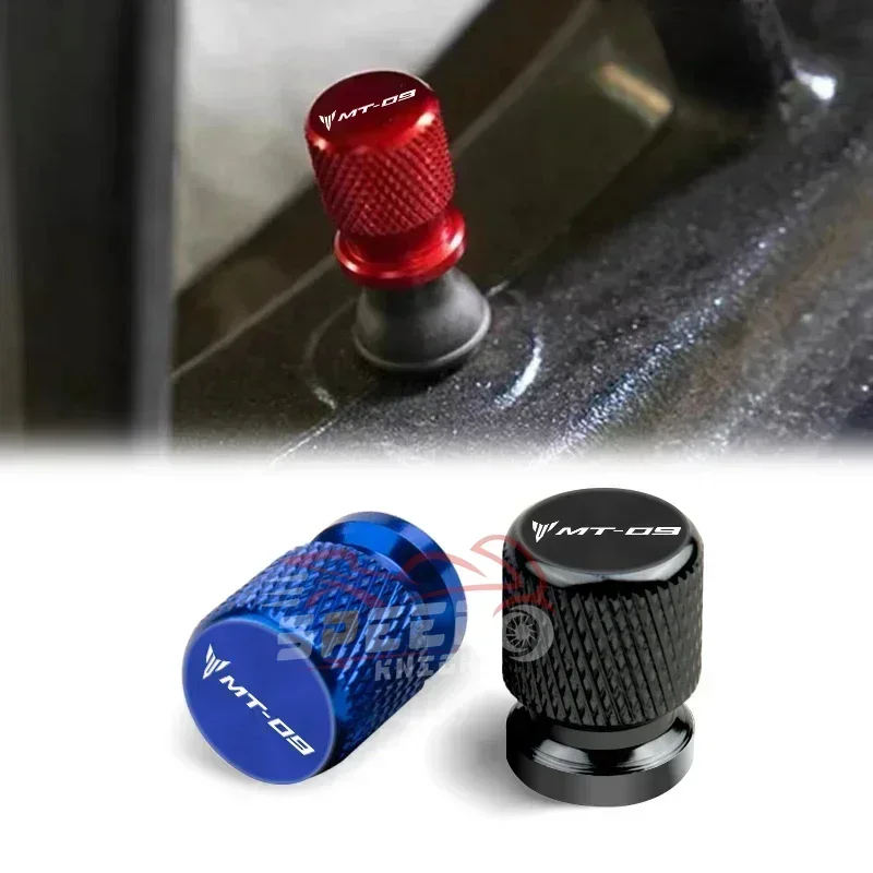 2 Pcs Motorcycle Accessories For YAMAHA MT-09 MT09 Mt 09 2017 2018 2019 2020-2023 Metal Tire Valve Air Port Stem Cover Caps