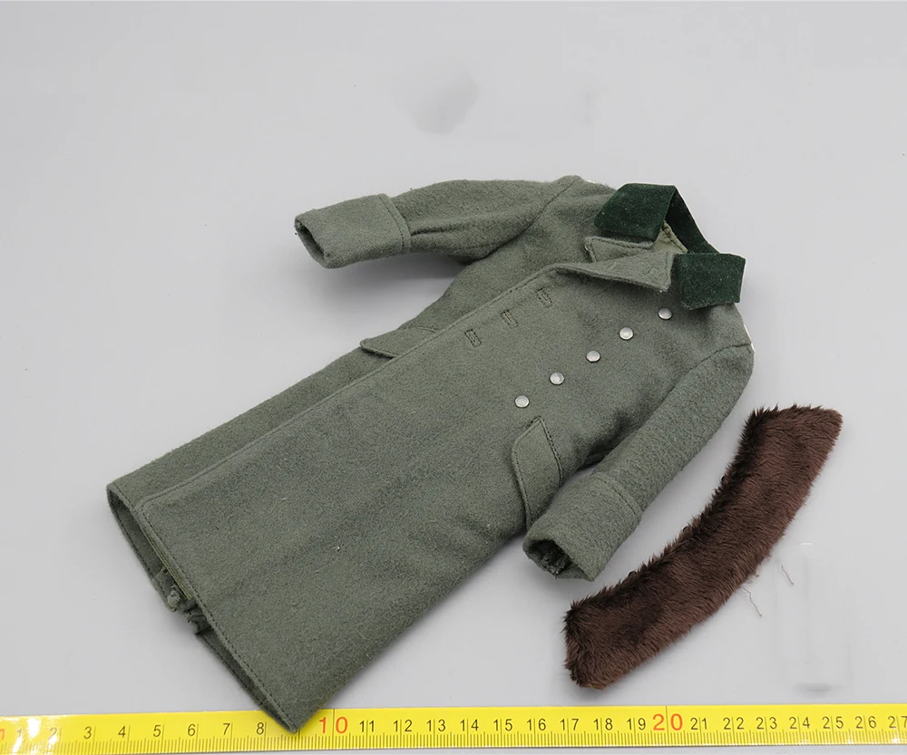 Scale 1/6th Alert Line AL100035 WWII Series General Officer Of German Long Fur Overcoat Body For 12inch Action Figures Collect