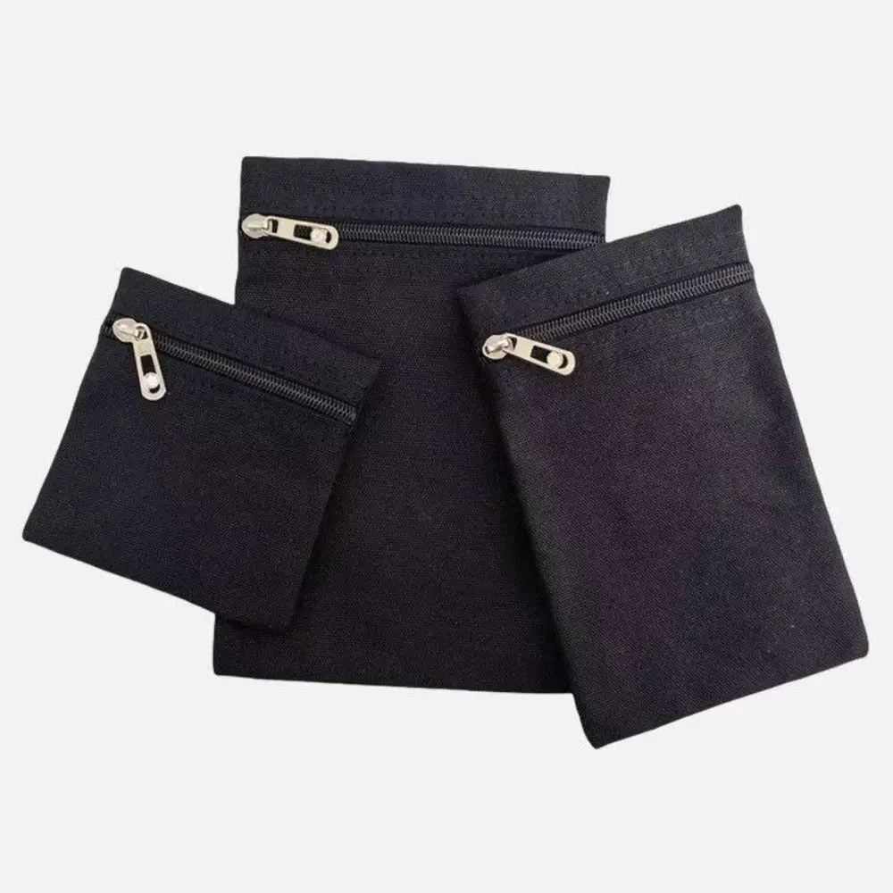 Travel Wallet Pouch Sew-in Side Hidden Pocket with Zipper Inside Security Pocket for Clothing Coat Inside Pockets view 5