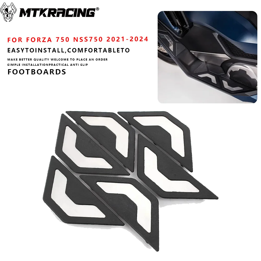 

MTKRACING For HONDA FROZA 750 NSS750 2021-2024 Motorcycle Accessories Footrest Footboard Step Footpad Pedal Plate Foot Pegs