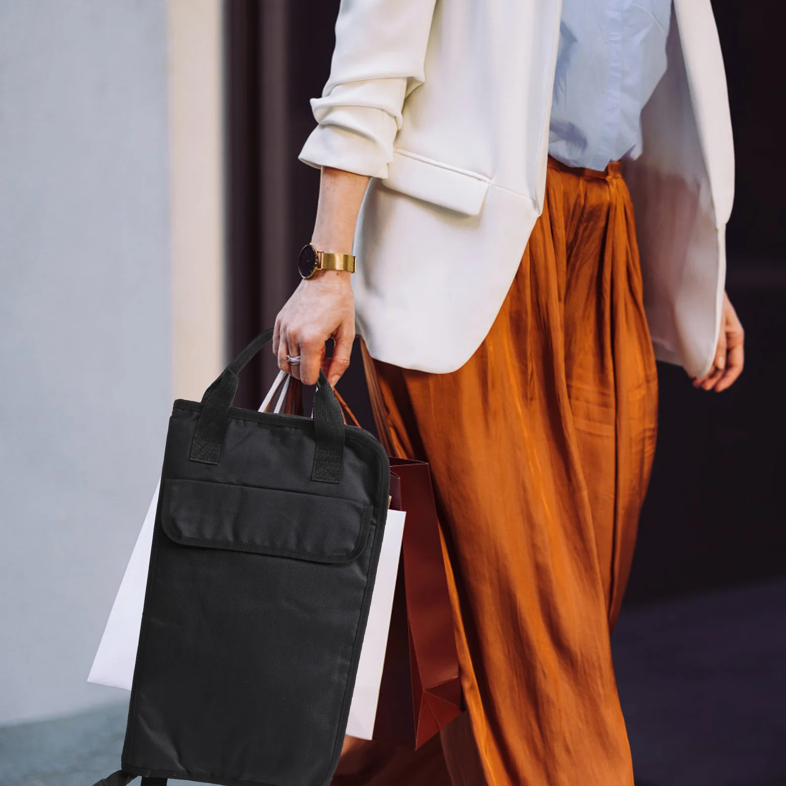 

2Pcs Drumsticks Carrying Bag Oxford Fabric Durable Storage Case Portable Drum Stick Organizer Pouch Drum Sticks Bag