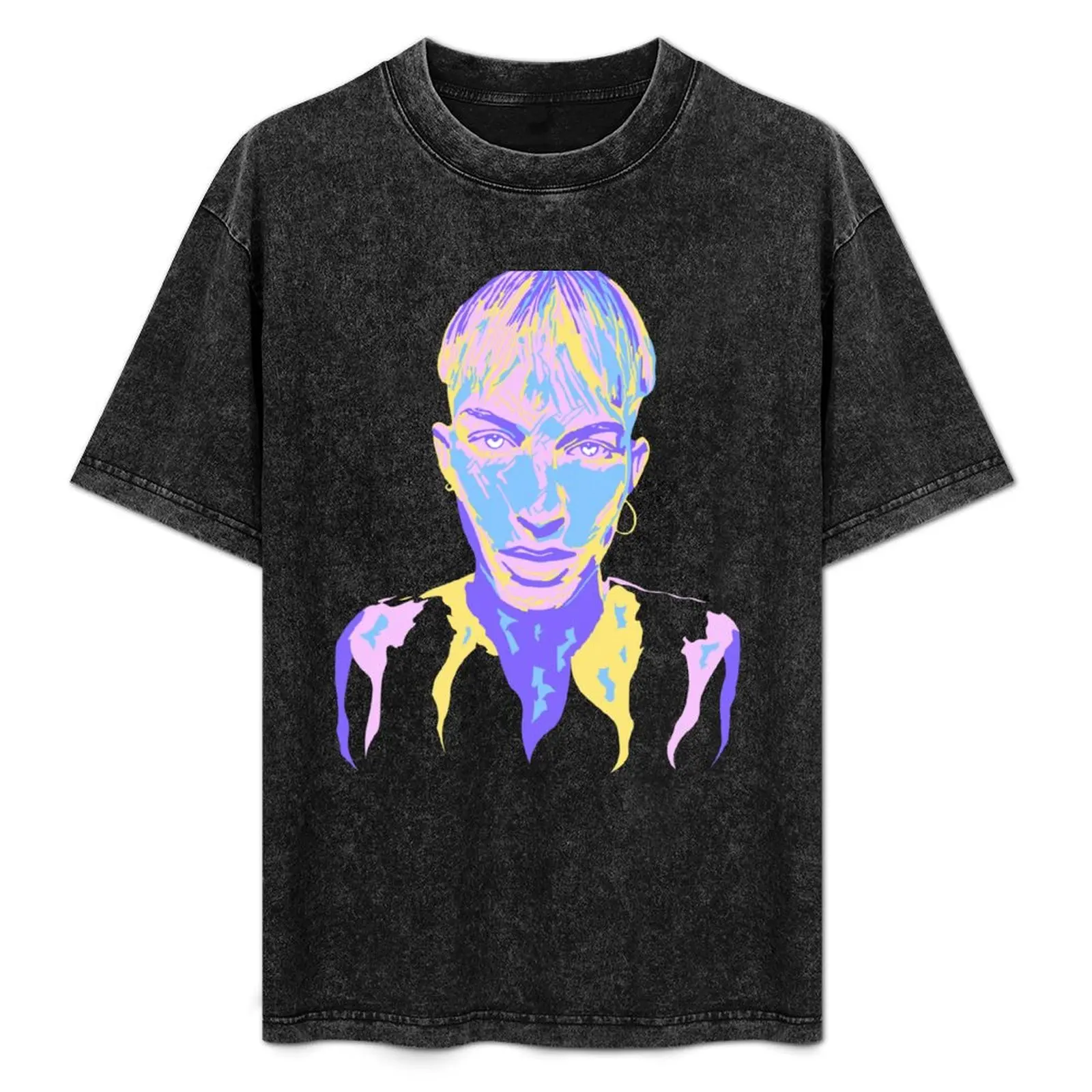 

Gus Dapperton Illustration T-Shirt Art Pattern Printed Casual Top