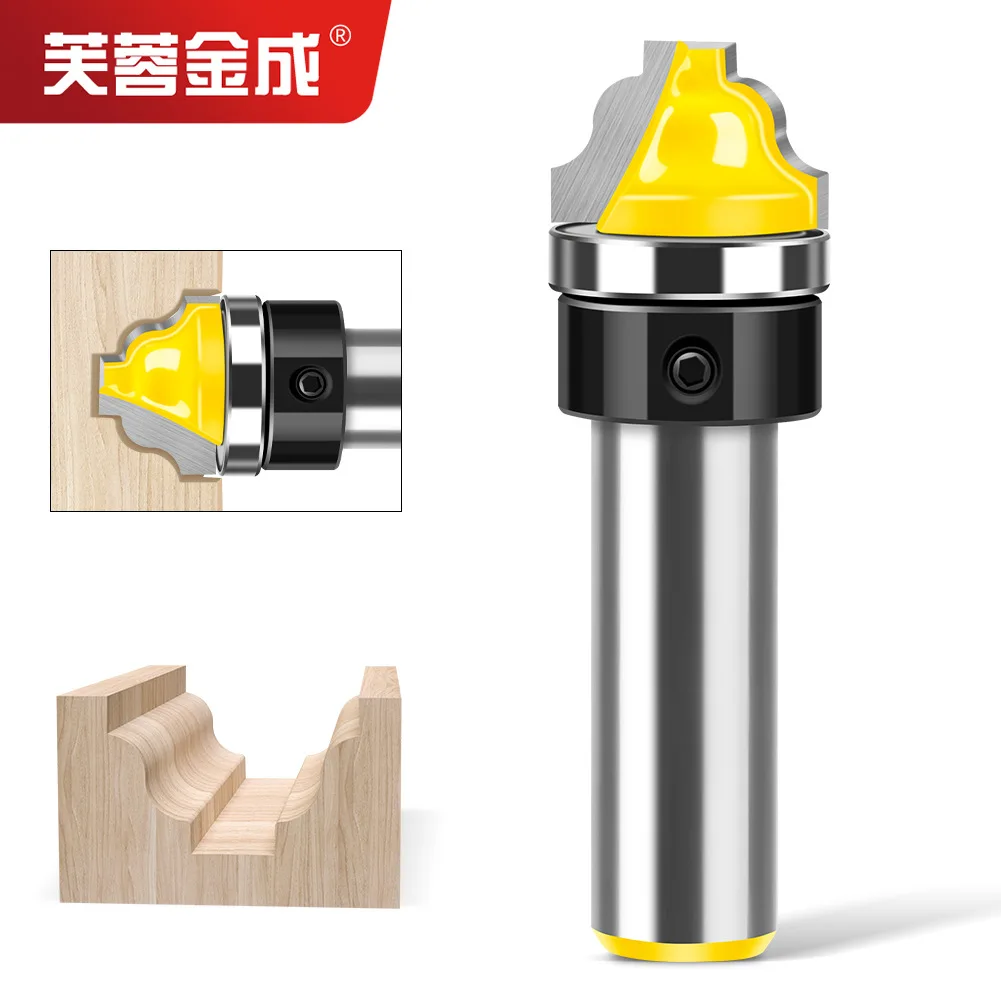 1/2 Handle 12 Handle Imitation Three Arc Carving Panel Carving Door Panel Cabinet Board Line Milling Cutter