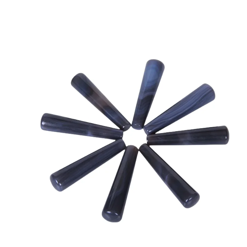 SAIDKOCC Natural Agate Mortar Rod Wear-resistant Grinding Rod Length 40mm 50mm 60mm 70mm 80mm