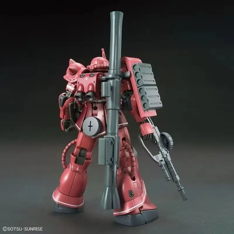 HG 1/144 GTO Char's Red Comet Zaku Kit di Modellismo da Assemblare, Action Figure, Decorazione da Scrivania, Regalo da Collezione per Ragazzi e Collezionisti