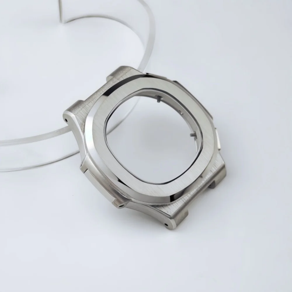 Cassa cronografo VK64 VK63 Parrot PP Cassa al quarzo lucido Accessori per il montaggio di orologi subacquei migliorati Dimensioni 39,5 mm