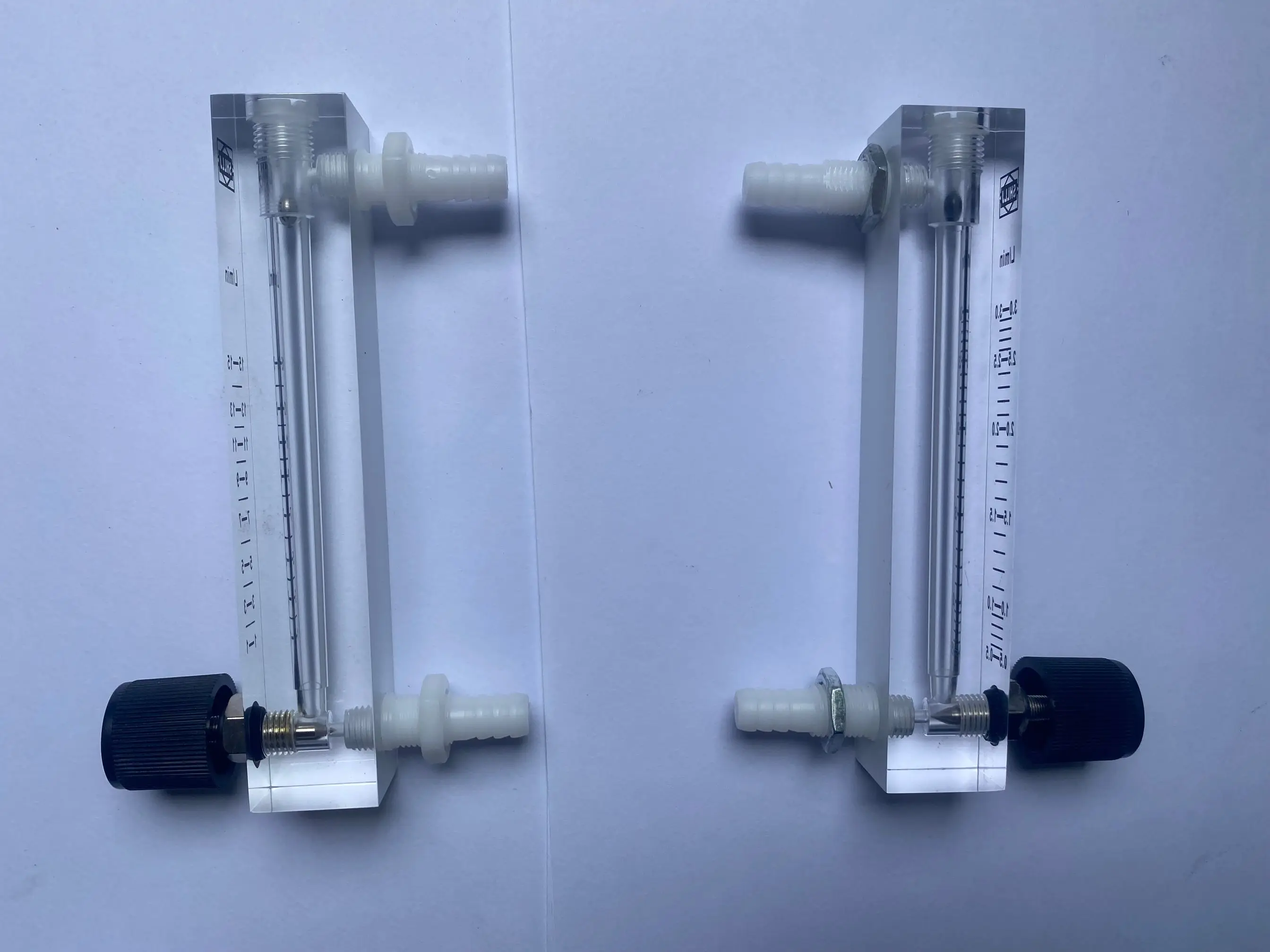 LZQ-7 Air  Gas Flowmeter Indicator With Control Valve For Oxygen Conector