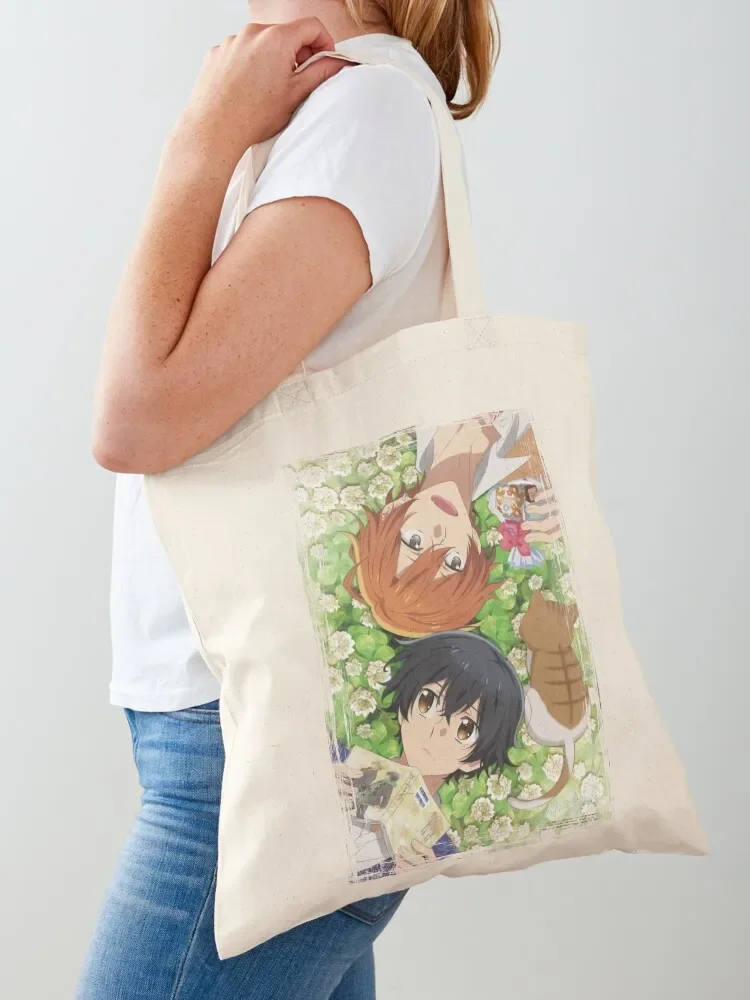 

sasaki and miyano Tote Bag Woman shopper bag Portable shopping bag canvas tote tote screen