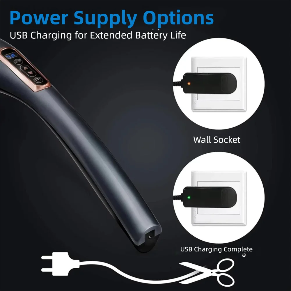 

Various Massage Heads Wireless Massager Multi-purpose Red Light Simulation Dolphin Massager Vibration Hammer Acupuncture Massage