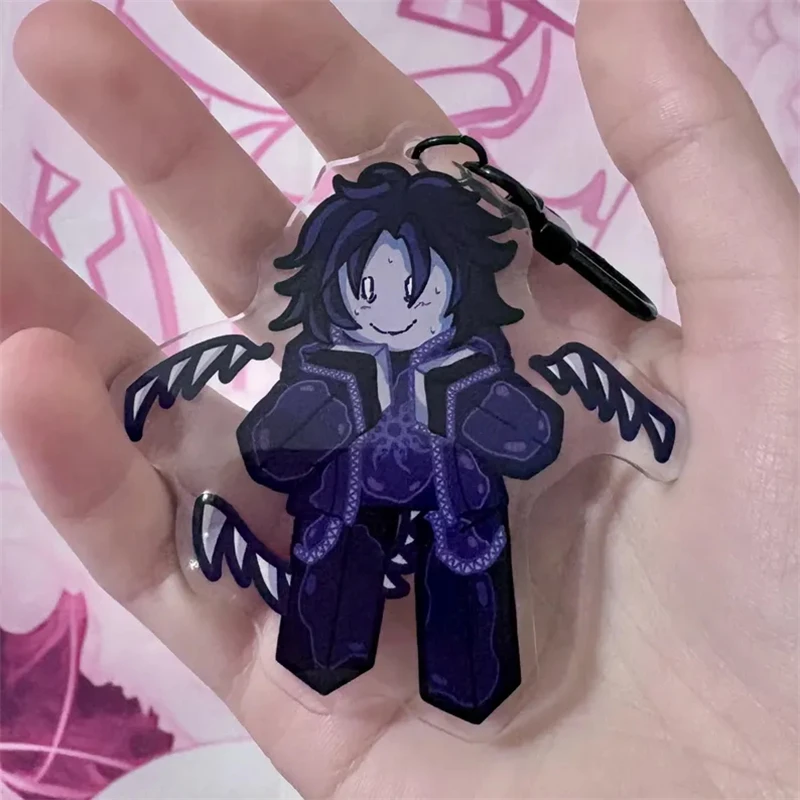 Two Time Keychain Forsaken Double Sided Acrylic Charm Cute cartoon game Character pendant