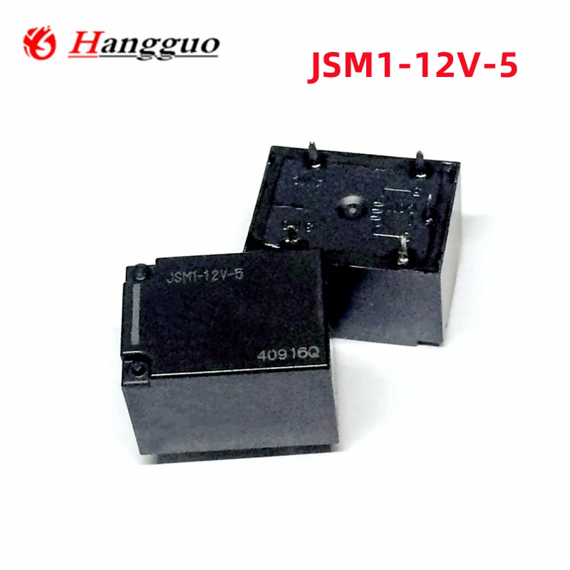 5PCS JSM1-12V-5 JS1-B-12V-F Power Rrelay 5Pinss 12A