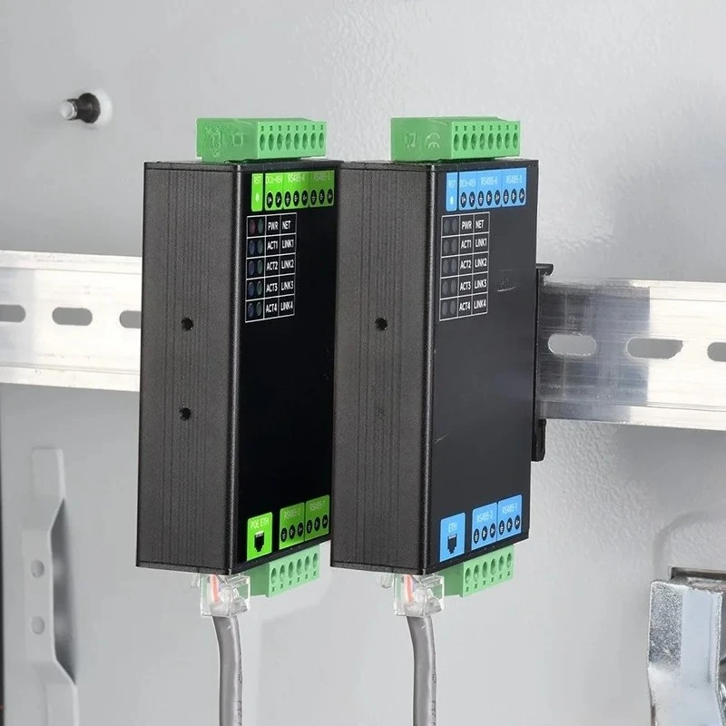 Serial server four-way to RJ45 Ethernet module, two-way transparent transmission gateway