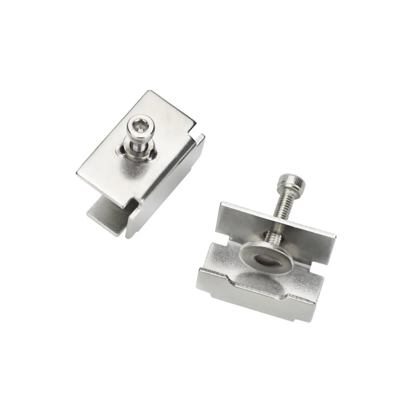 Metal Spring Clips for 3D Printer Glass Surfaces - 4 Pack Designed to Maintain Stability Without Cracking Risk