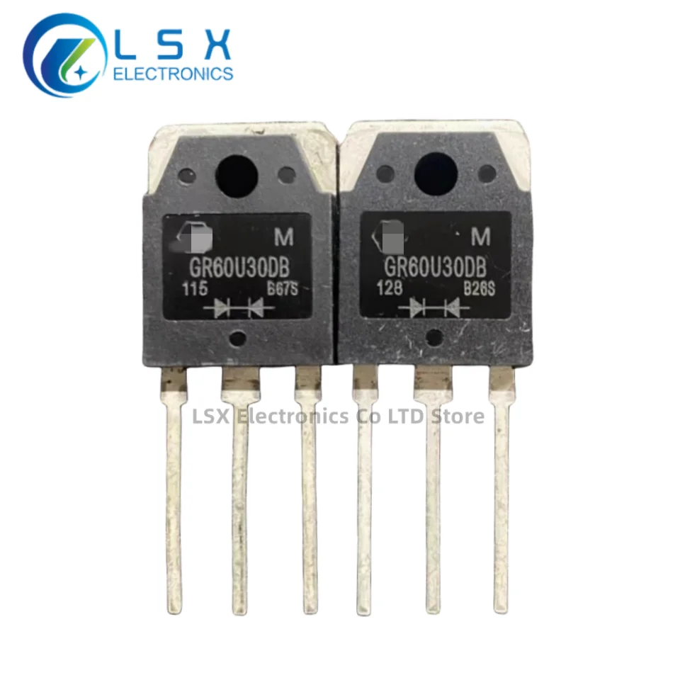 10PCS GR60U30DB Fast Recovery Diode 60A300V TO-3P Brand New Original Imported