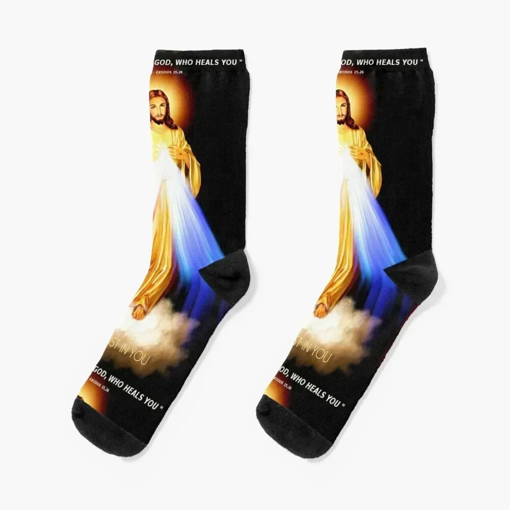 

Divine Mercy Lord Jesus I trust in you Socks FASHION new in's Socks Ladies Men's