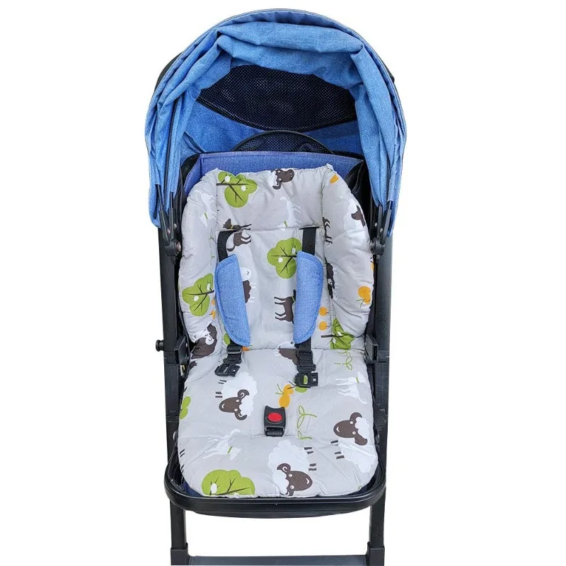 Подушка для детского стульчика, подушка для стульчика, подушка для сиденья, мягкая детская подкладка для обеденного стула, коврик с рисунком животных, легкий дышащий